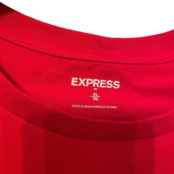 Express Red Men’s Graphic Tee Shirt - Size XL - Picture 5 of 5